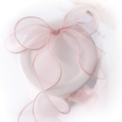 Gift ribbon - Gift wrapping ribbon - 40 m long - Pink ribbon - 1 pack.