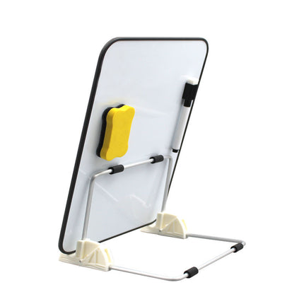 Magnetic whiteboard - 21x30cm - including stand - 2 markers + eraser.