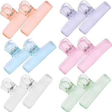 Clips - Mounting material - Colored acrylic - Office & Study - 12 pieces.