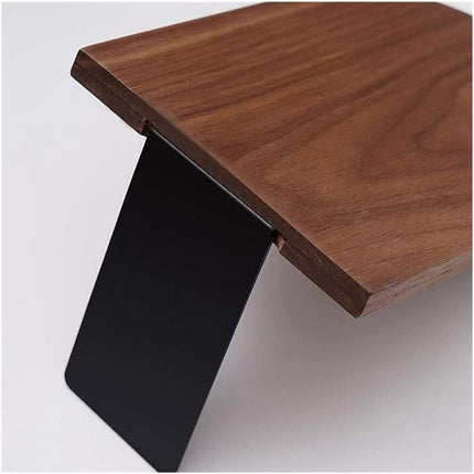 Bookends - Non-slip bookends - Heavy duty wooden bookends - Removable - 2-pack.