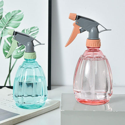 Handy pneumatic nebulizer for irrigation with spray bottle (pink).