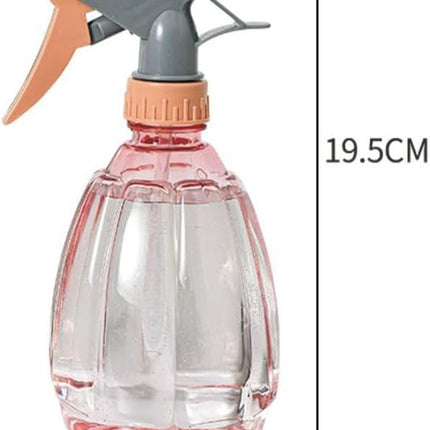 Handy pneumatic nebulizer for irrigation with spray bottle (pink).