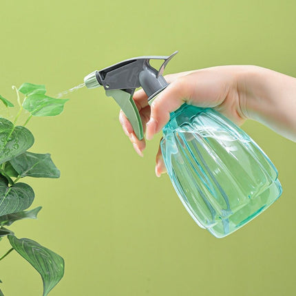 Handy pneumatic nebulizer for irrigation with spray bottle (pink).