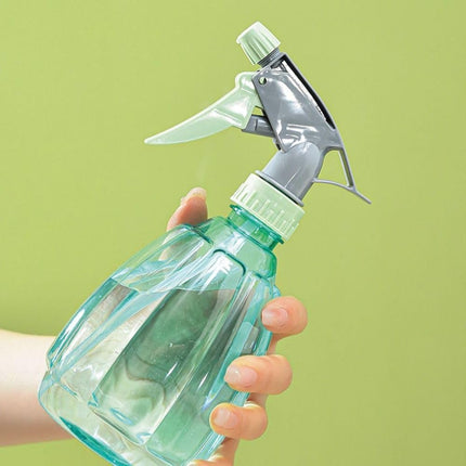 Handy pneumatic nebulizer for irrigation with spray bottle (pink).