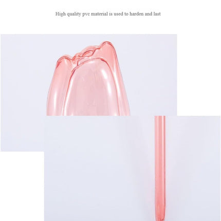4 pcs plant watering balls, plant watering balls tulips, automatic plant watering devices, automatic drip irrigation with terracotta spikes, plant watering spikes for vacation (4 pcs - pink).