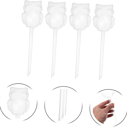 Automatic watering devices for indoor houseplants, live plants, watering spikes, glass watering balls, plastic flower pot, automatic watering devices for plants, travel PVC, The Lazy Flowers.