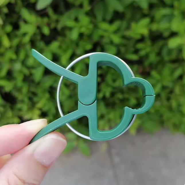 40 pieces plant clips, garden clips, plant clips, reusable tomato clips, multifunctional rattan plant clips, rose clips, sturdy cucumber clips, orchid clips, plant support, adjustable clips, green (20 large and 20 small).