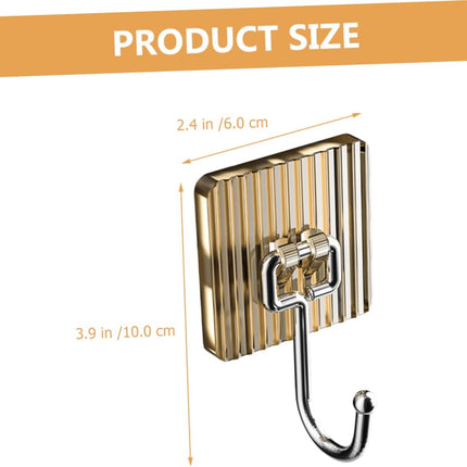 Self-adhesive Nail - nail-free kitchen and bathroom hooks - metal coat rack, wall coat hooks - decorative children's towel rack - self-adhesive wall hooks - four colors.
