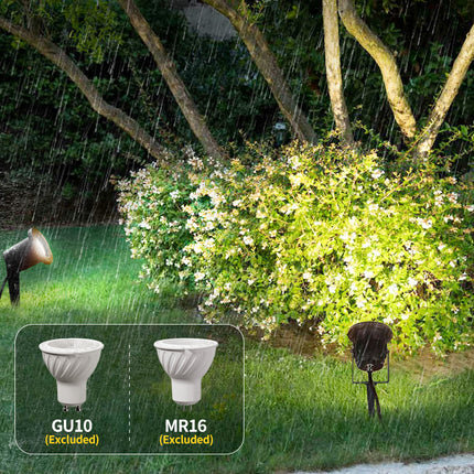 LED 5W Outdoor Spotlight Flag Lamp White Waterproof Landscape Spotlights Plug-in Christmas Spotlights for Garden House Tree Decoration Lighting.