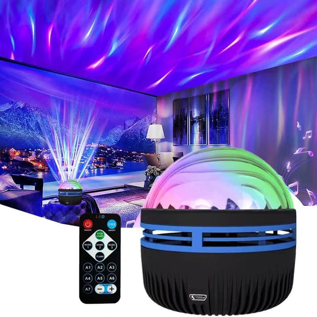 Aurora Lights Projector, Northern Lights Projector with Remote Control, Night Light Projector for Adults, for Game Room/Bedroom/Ceiling/Party.