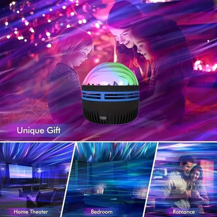 Aurora Lights Projector, Northern Lights Projector with Remote Control, Night Light Projector for Adults, for Game Room/Bedroom/Ceiling/Party.