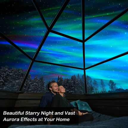 Aurora Lights Projector, Northern Lights Projector with Remote Control, Night Light Projector for Adults, for Game Room/Bedroom/Ceiling/Party.
