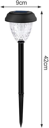 Solar Powered Outdoor Lamp - Waterproof - LED Ground Lamp - 1 Pack.