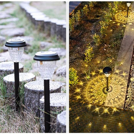 Solar Powered Outdoor Lamp - Waterproof - LED Ground Lamp - 1 Pack.