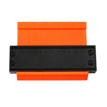 Contour irregular shape ruler contour gauge copy ruler with lock woodworking measurement shape ruler arc ruler, 10 inch.