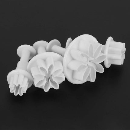Cake Decorating Flower Pattern Fondant Cutter DIY Baking Tools for Kitchen Supplies.