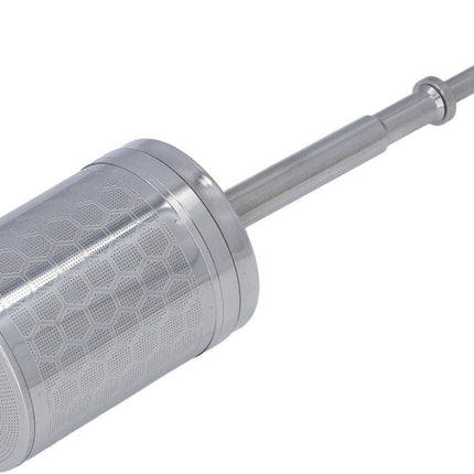 Coffee and Tea Maker, Stainless Steel Plunger Coffee Egg Maker, Spring-Driven Strainer Reusable Coffee Brewing Plunger Filter.