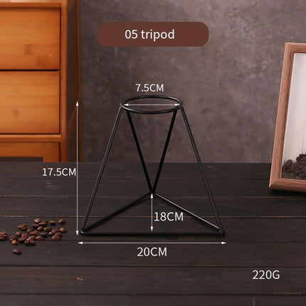 Organize your coffee supplies efficiently with this sturdy coffee filter holder (C).