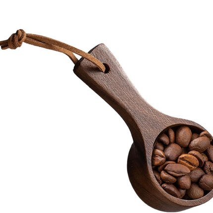 Wooden Coffee Measure Cup - Coffee Measuring Cup, Wooden Coffee Tools, Wooden Coffee Measure Cup | Natural Wooden Coffee Measure Cup, Luxury Spoon Tool with Long Handle, AC.