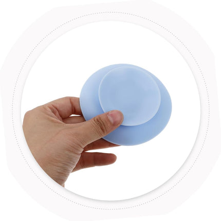 Ciieeo 8 Pieces Suction Cups for Tableware Double-Sided Suction Cups Non-Slip Silicone Suction Cups Mounting Mats for Tableware for Plate, Bowl, Dish, Mug.