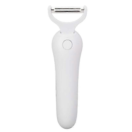Electric Peeler, Portable USB Rechargeable Fruit and Vegetable Peeler with 3 Cutting Heads, Home Kitchen Tool.