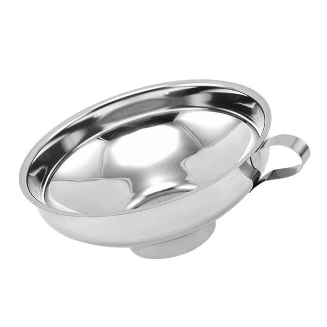 Kitchen Funnel - Stainless Steel with Wide Mouth - For Liquids and Food.