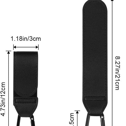Walking Hooks - 2 Pieces Universal Carabiners - For Shopping Bags and Bags - Suitable for Strollers and Buggies.