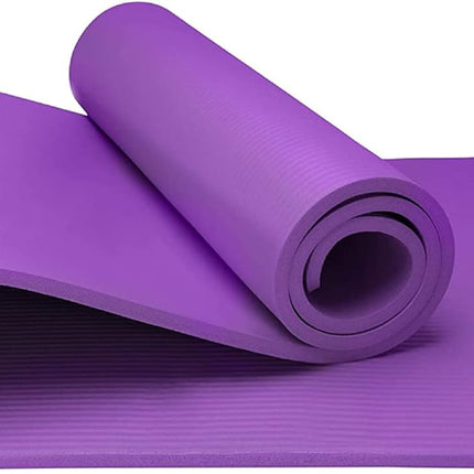 Yoga Mat - Unisex - Non-slip Thick Foam Fitness Exercise Mat - With Portable Strap - Lightweight Home Fitness Equipment - Suitable for Yoga, Pilates, Stretching, Gymnastics Training and Camping.