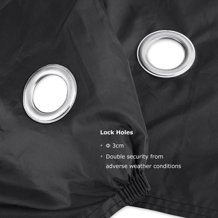 Bicycle cover - Waterproof bicycle cover - Dust, rain and UV protection - Suitable for 2 bicycles - Suitable for mountain bikes/racing bikes.
