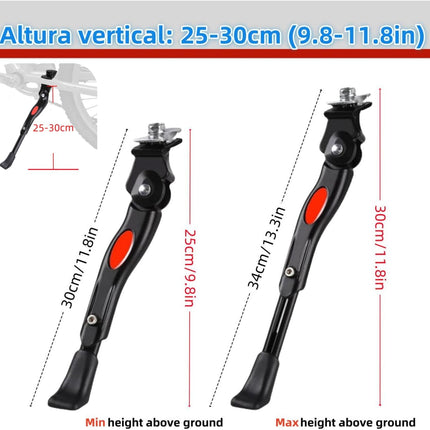 Bicycle stand - Adjustable bicycle stand - Aluminum bicycle stand - Suitable for mountain bikes, racing bikes and folding bikes with wheel sizes of 22"-24"-26"-28".