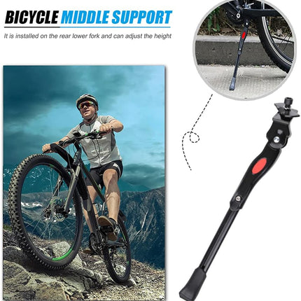 Bicycle stand - Adjustable bicycle stand - Aluminum bicycle stand - Suitable for mountain bikes, racing bikes and folding bikes with wheel sizes of 22"-24"-26"-28".