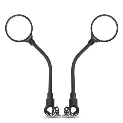 Bicycle Rearview Mirror - Hose Adjustment - Reflector - Electric Motorcycle Rearview Mirror - Bicycle Accessories - 1 Pair.