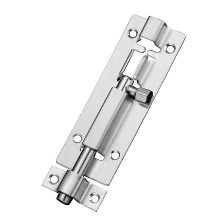 Door Latch - Sliding Latch Made of Stainless Steel 304 with Screws - Suitable for Bathrooms, Bedrooms, Sheds and Garden Toilets - 4" (97mm).