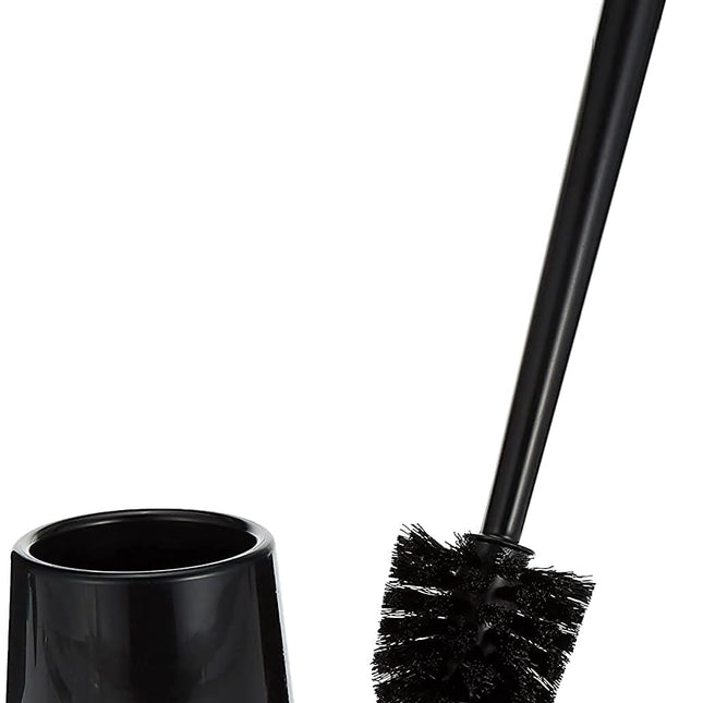 Toilet brush-Toilet holder-Black.