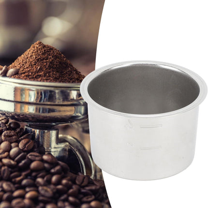 Coffee filter basket - Suitable for semi-automatic coffee machine Filter holder - Durable and high filter precision - 304 stainless steel - 10 pieces.