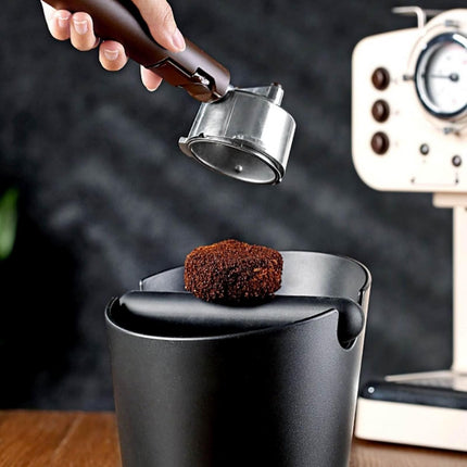 Silicone Coffee Grounds Container + Coffee Mat - Suitable for Office and Home - With Removable Tamper and Non-Slip Base.