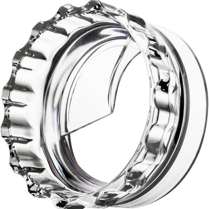 Moka Pot Dosing Ring and Coffee Dispenser - 2-in-1 Dosing Ring - Fast Dosing and Compaction (Large Size 8.4*8.4*3.9cm).