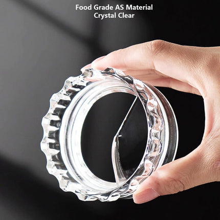 Moka Pot Dosing Ring and Coffee Dispenser - 2-in-1 Dosing Ring - Fast Dosing and Compaction (Large Size 8.4*8.4*3.9cm).