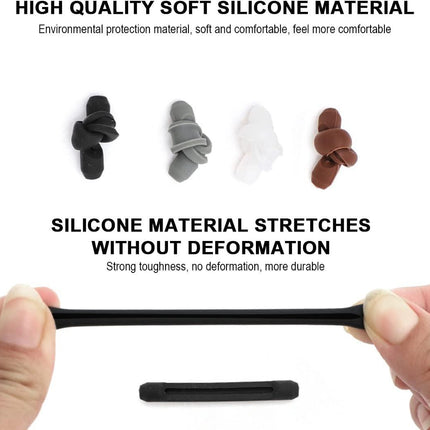 Silicone Ear Hooks - Eyeglass Accessories - Anti-slip and Anti-fall Leg Straps - Fixed Glasses Frame - Suitable for Reading, Sports and Other Activities - 10 Pairs.