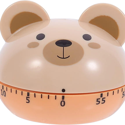 Egg Timer - Timer - Cartoon Bear Kitchen Reminder Timer - Mechanical Timer Kitchen Food Timer - Kitchen Countdown Timer - Digital Kitchen Timer - Working Cooking Utensils - Metal Interior Modeling - 1 Piece.