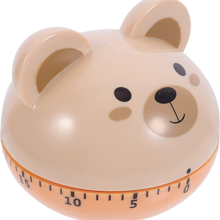 Egg Timer - Timer - Cartoon Bear Kitchen Reminder Timer - Mechanical Timer Kitchen Food Timer - Kitchen Countdown Timer - Digital Kitchen Timer - Working Cooking Utensils - Metal Interior Modeling - 1 Piece.
