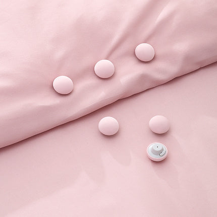 Duvet Clips - Duvet Clips - New Mushroom Duvet Fasteners - Needleless Sheets - Duvet Fastening Tool - 12 Pieces.