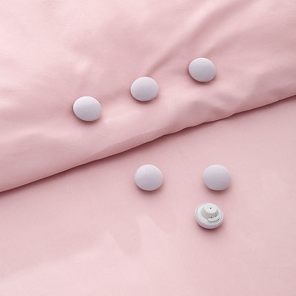 Duvet Clips - Duvet Clips - New Mushroom Duvet Fasteners - Needleless Sheets - Duvet Fastening Tool - 12 Pieces.