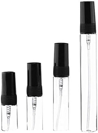 Empty Perfume Bottle - Portable - Travel Friendly - Glass - (2ml + 3ml + 5ml + 10ml).