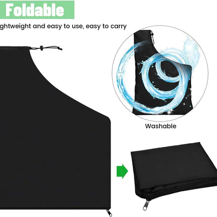 Replacement exhaust bag - with zipper at the bottom - for leaf blowers, vacuum rakes and leaf blower storage bags.