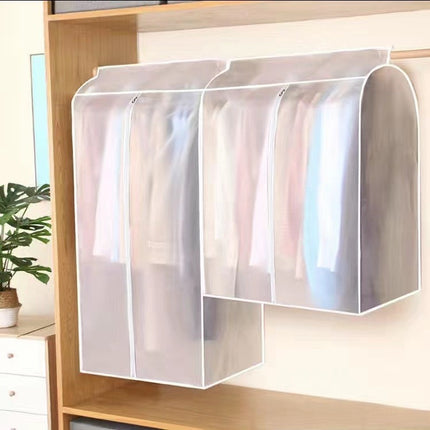 garment bag - Dustproof clothes hanger - Three-dimensional closed - Clothes rail - Floor hanger cover - Wardrobe cover - 1 item.