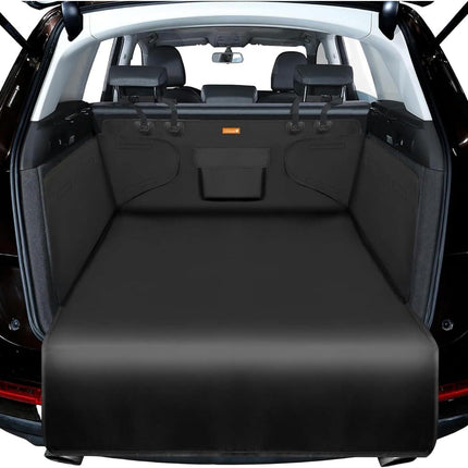 Dog Blanket Car Back Seat - Dog Trunk Liner - Non-Slip & Waterproof Backseat Cover for Pets - Durable Washable Trunk Liner for Travel - Suitable for Small and Medium Cars and Trucks - Black.