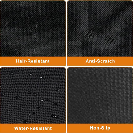 Dog Blanket Car Back Seat - Dog Trunk Liner - Non-Slip & Waterproof Backseat Cover for Pets - Durable Washable Trunk Liner for Travel - Suitable for Small and Medium Cars and Trucks - Black.