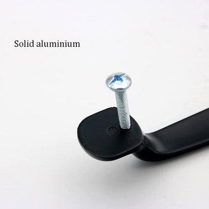 Cabinet handles, children's room handles, cabinet knobs, drawer pulls for wardrobes, kitchen handles - aluminum alloy - 2 pieces - (post spacing 96 mm).