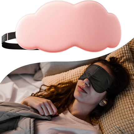 Sleep Mask - Eye Mask - Comfort Eye Mask Eye Mask Ice Silk Eye Mask Night Eye Mask - Suitable for Sleepers on Birthdays Airplane Car Nap - Pink.